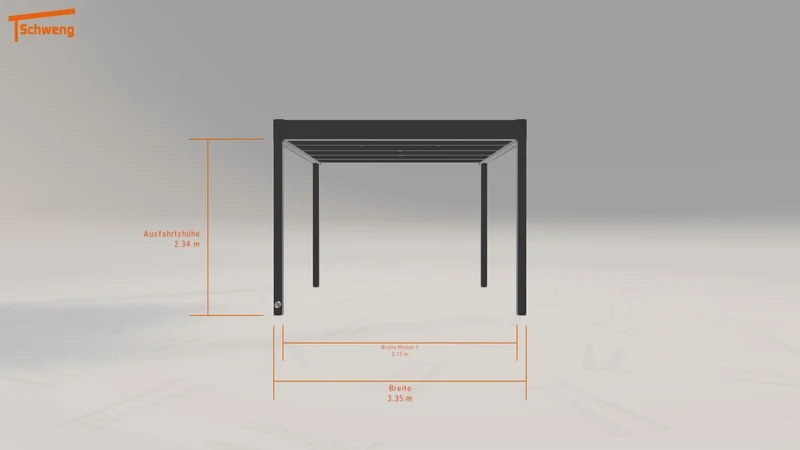 #DE Schweng Flachdachcarport C600+ (ID ygzwvk)