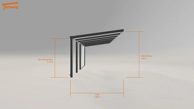 #DE Schweng Terrassenüberdachung S400 (ID 2q9zyj)