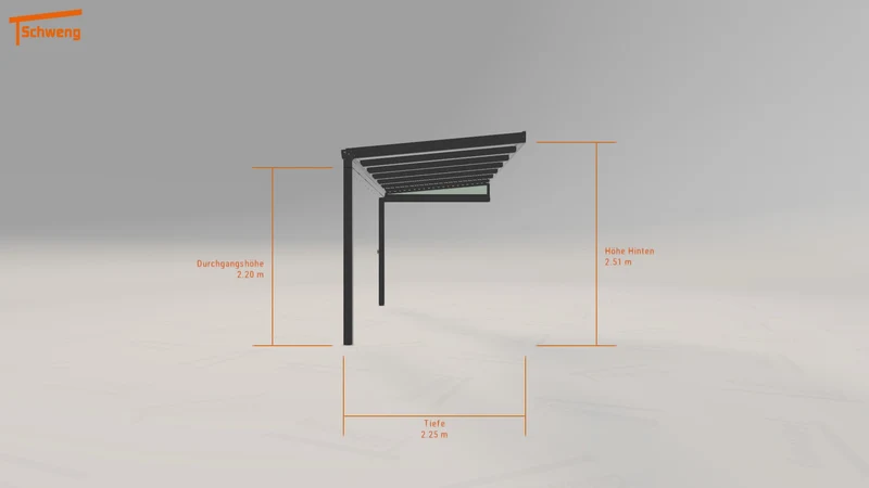#CH Schweng Terrassenüberdachung S350 (ID x7zj88)