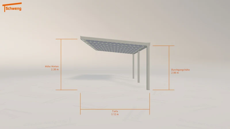 #DE Schweng Terrassenüberdachung S400 (ID jjgbbm)