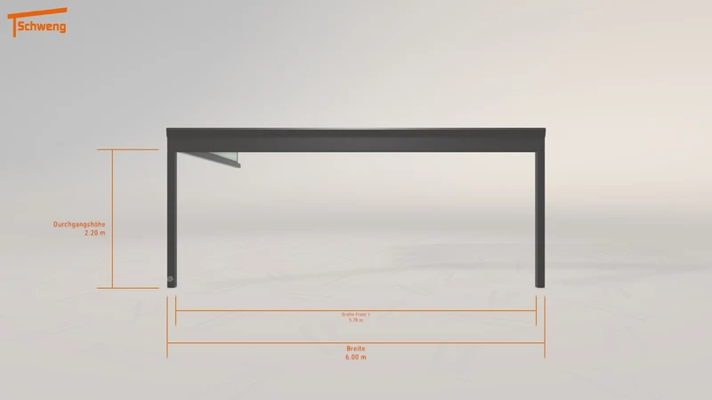 #DE Schweng Terrassenüberdachung S400 (ID mjvng8)