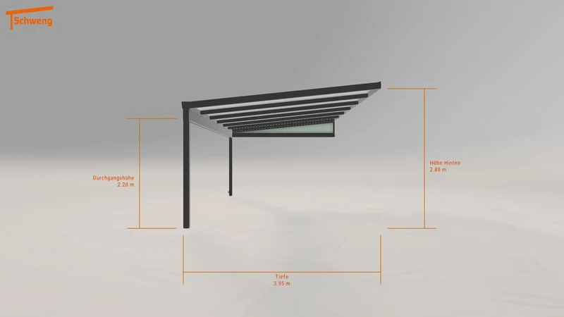 #DE Schweng Terrassenüberdachung S400 (ID mjvng8)