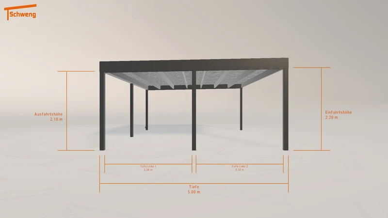#DE Schweng Flachdachcarport C600 (ID 5m7k5k) #MTG