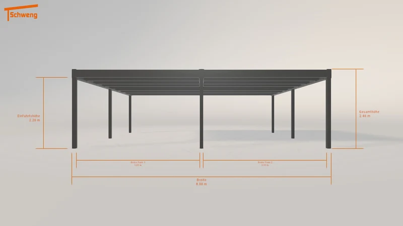 #DE Schweng Flachdachcarport C600 (ID w3jwdj) #MTG