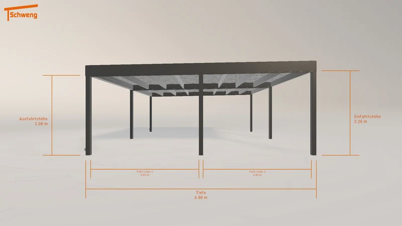 #DE Schweng Flachdachcarport C600 (ID w3jwdj) #MTG