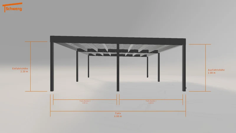 #DE Schweng Flachdachcarport C600 (ID w3jwdj) #MTG