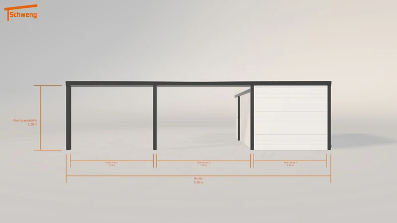 #DE Schweng Pultdachcarport S400 (ID pbvrj8) #MTG
