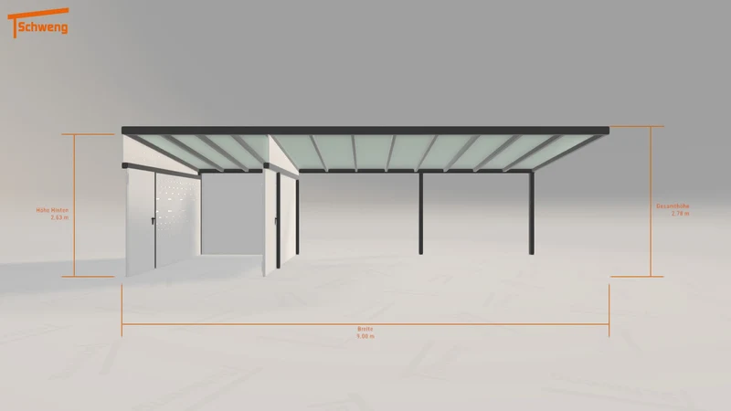 #DE Schweng Pultdachcarport S400 (ID pbvrj8) #MTG