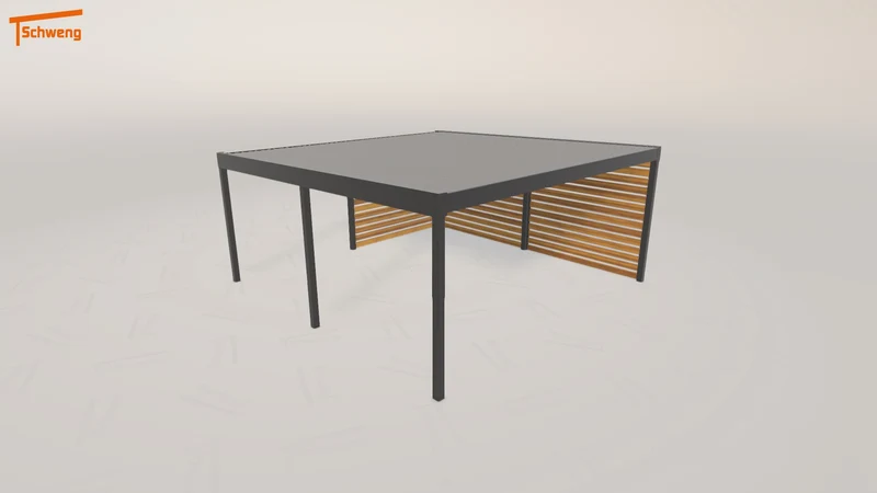 #DE Schweng Flachdachcarport C600 (ID bkdnbv) #MTG