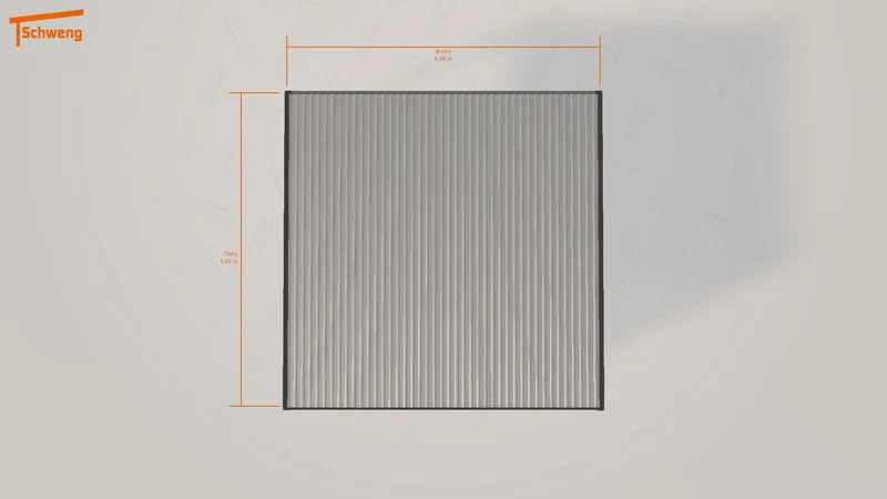#DE Schweng Flachdachcarport C600 (ID bkdnbv) #MTG