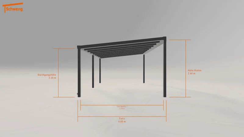 #DE Schweng Terrassenüberdachung S400 (ID 85jkv5)