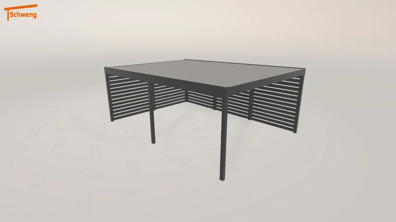 #AT Schweng Flachdachcarport C600 (ID x7zjdb)
