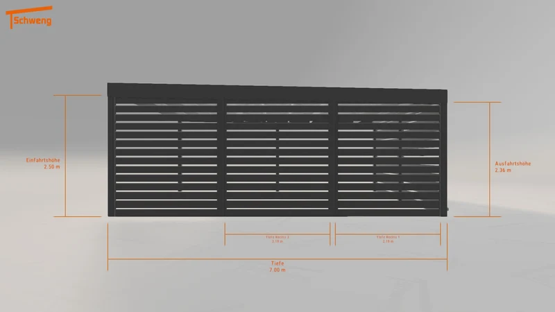#AT Schweng Flachdachcarport C600 (ID x7zjdb)
