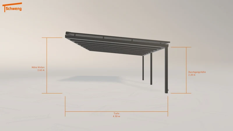 #DE Schweng Terrassenüberdachung S400 (ID 5m7p3k)