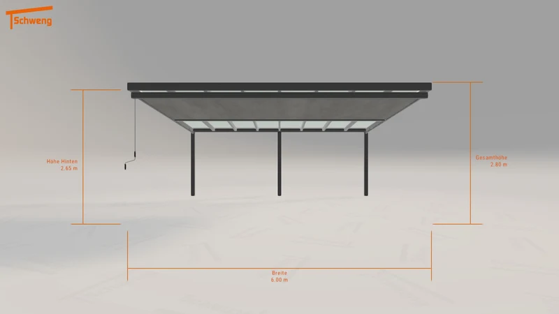 #DE Schweng Terrassenüberdachung S400 (ID ygzwq4)
