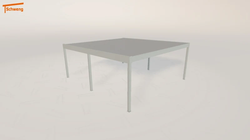 #DE Schweng Flachdachcarport C600 (ID dvdxjq) #MTG