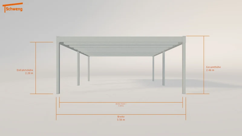 #DE Schweng Flachdachcarport C600 (ID dvdxjq) #MTG