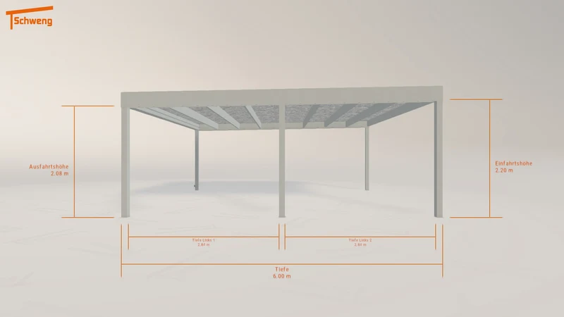 #DE Schweng Flachdachcarport C600 (ID dvdxjq) #MTG