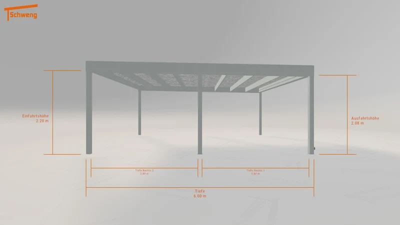 #DE Schweng Flachdachcarport C600 (ID dvdxjq) #MTG