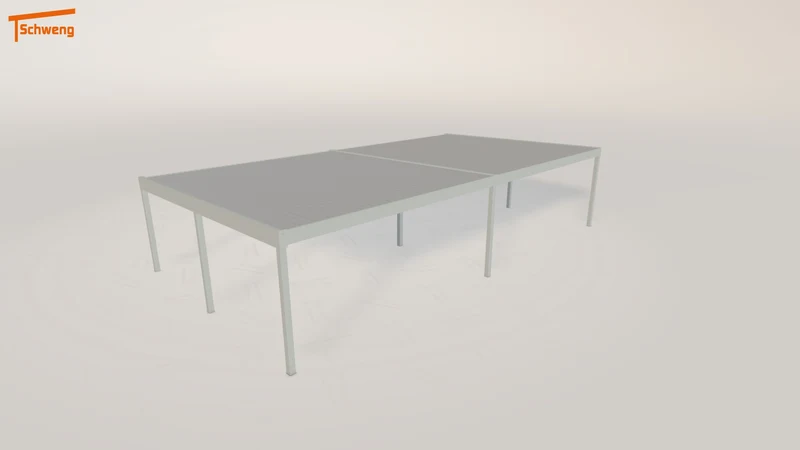 #DE Schweng Flachdachcarport C600 (ID 33ymzy)