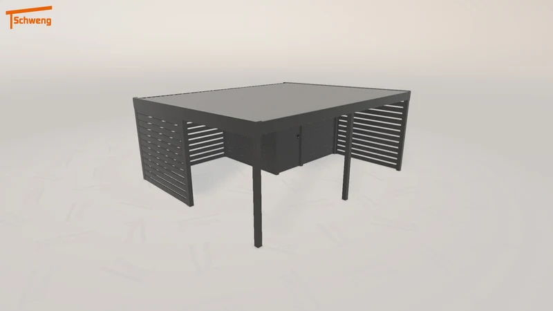 #DE Schweng Flachdachcarport C600+ (ID 85jmrm) #MTG