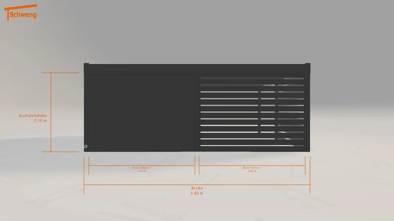 #DE Schweng Flachdachcarport C600+ (ID 85jmrm) #MTG