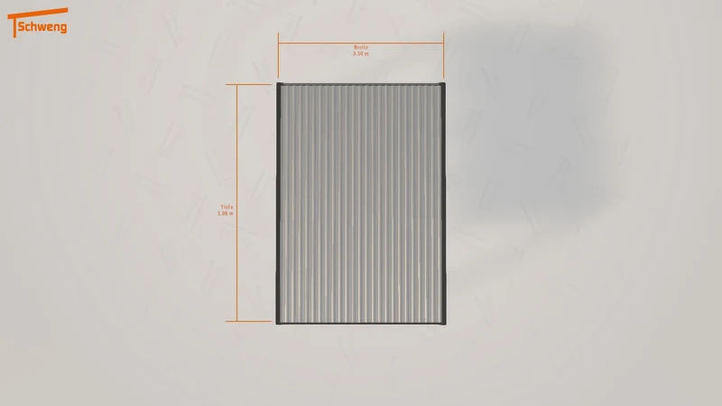 #DE Schweng Flachdachcarport C600 (ID 9wrkd3)