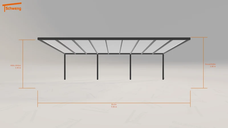 #DE Schweng Pultdachcarport S400 (ID 425mkd) #MTG
