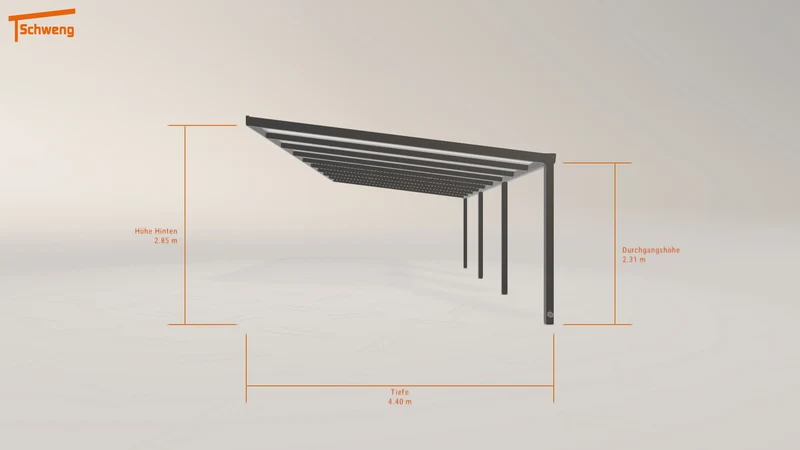 #DE Schweng Pultdachcarport S400 (ID 425mkd) #MTG