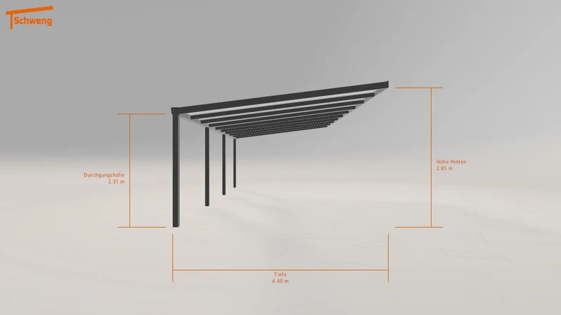 #DE Schweng Pultdachcarport S400 (ID 425mkd) #MTG