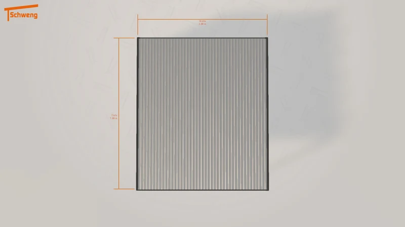 #DE Schweng Flachdachcarport C600 (ID dvdy9r)