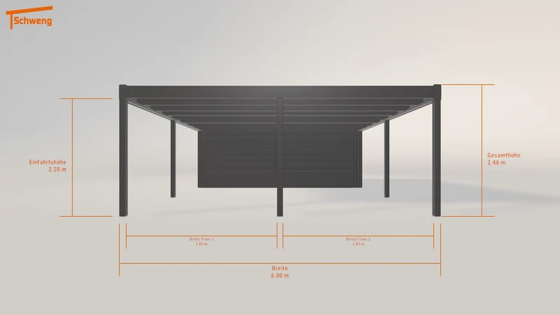 #DE Schweng Flachdachcarport C600 (ID pbvnnk) #MTG