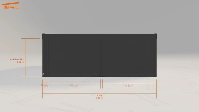 #DE Schweng Flachdachcarport C600 (ID bkd333)