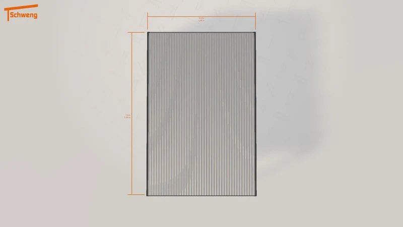#DE Schweng Flachdachcarport C600 (ID bkd333)