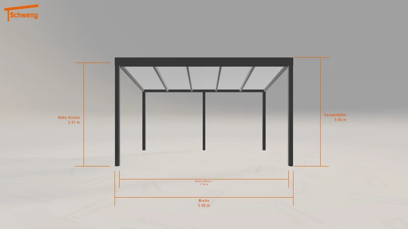 #DE Schweng Pultdachcarport S350 (ID 772rr5) #MTG