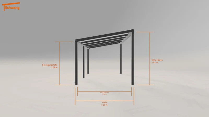 #DE Schweng Pultdachcarport S350 (ID 772rr5) #MTG