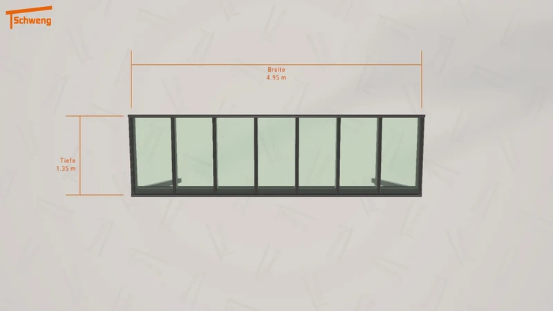 #DE Schweng Terrassenüberdachung S350 (ID bkd3nq)