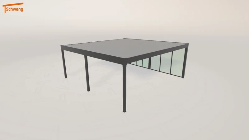 #DE Schweng Flachdachcarport C600+ (ID 2q9zg7) #MTG