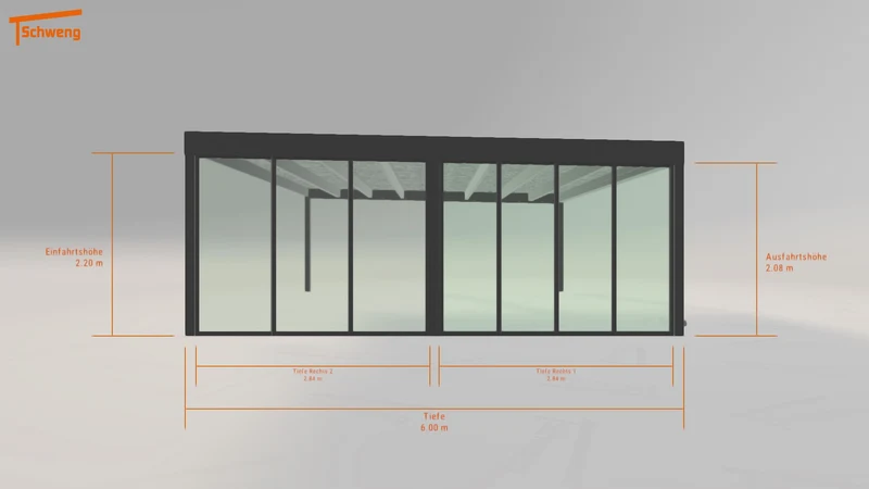 #DE Schweng Flachdachcarport C600+ (ID 2q9zg7) #MTG