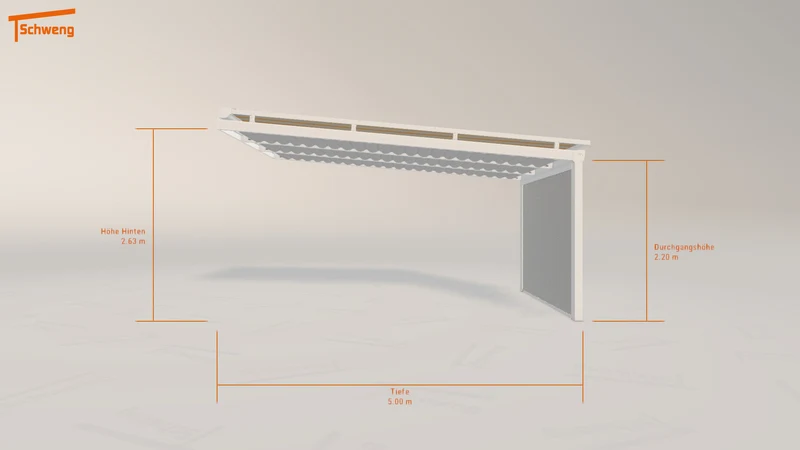 #DE Schweng Terrassenüberdachung S400 (ID 5m7pgq)
