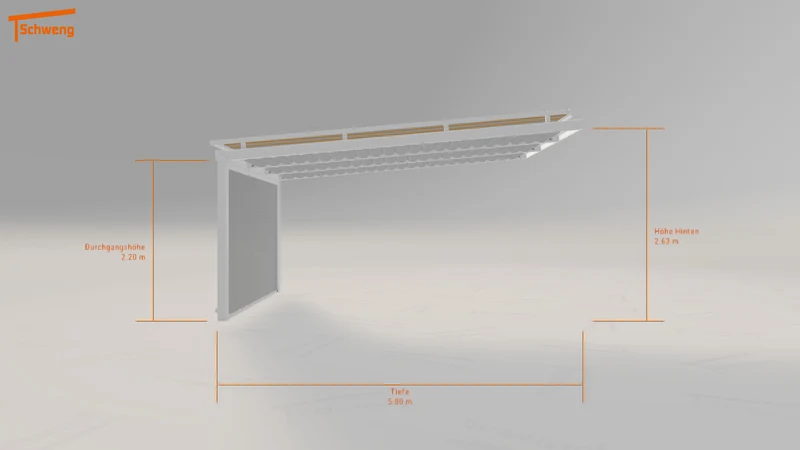 #DE Schweng Terrassenüberdachung S400 (ID 5m7pgq)