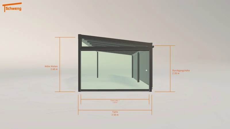#DE Schweng Terrassenüberdachung S400 (ID g7dwzp)