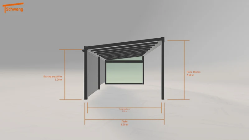 #DE Schweng Terrassenüberdachung S400 (ID g7dwzp)