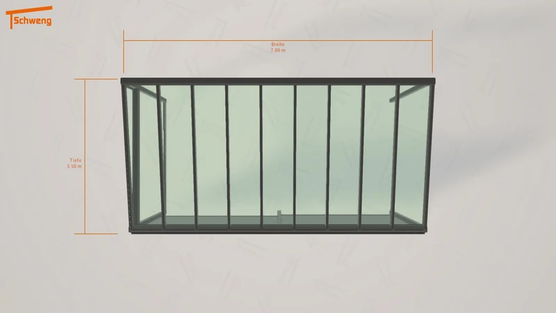 #DE Schweng Terrassenüberdachung S400 (ID g7dwzp)