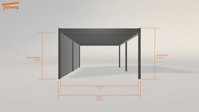 #DE Schweng Flachdachcarport C600 (ID k2vpgy) #MTG