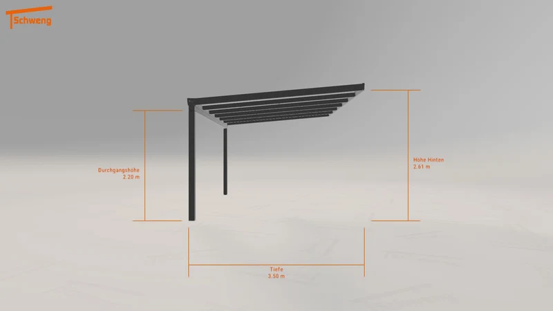 #DE Schweng Terrassenüberdachung S400 (ID zb3zj9)