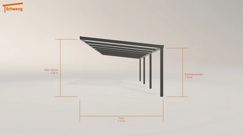 #DE Schweng Terrassenüberdachung S400 (ID w3j83v)