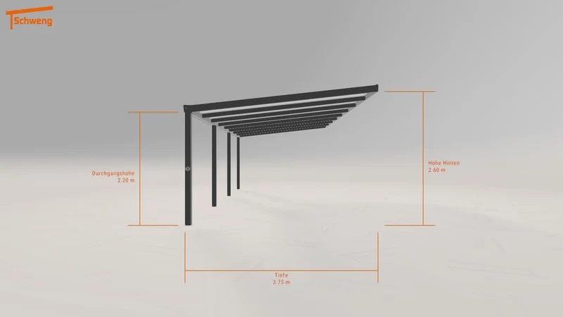 #DE Schweng Terrassenüberdachung S400 (ID w3j83v)