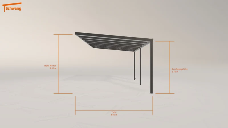 #DE Schweng Terrassenüberdachung S400 (ID 5m7jdv)