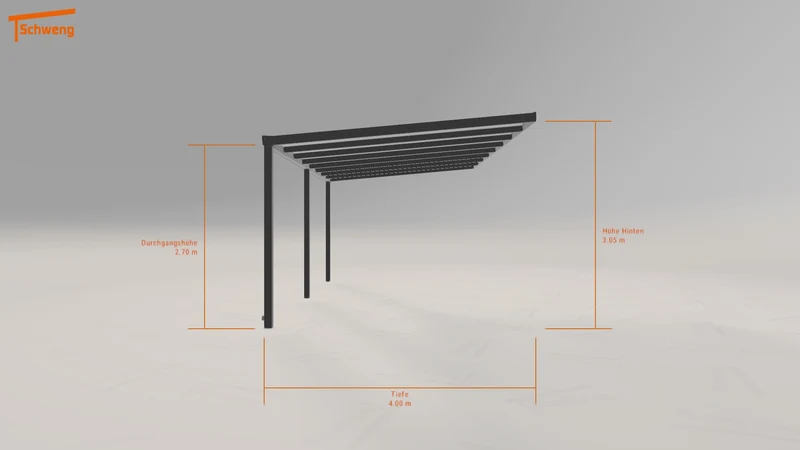 #DE Schweng Terrassenüberdachung S400 (ID 5m7jdv)